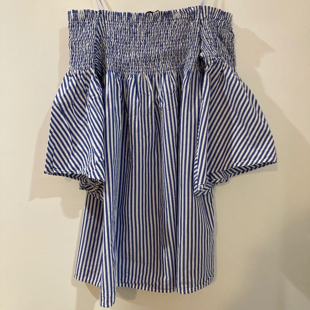 Zara off-the-shoulder dress sz M